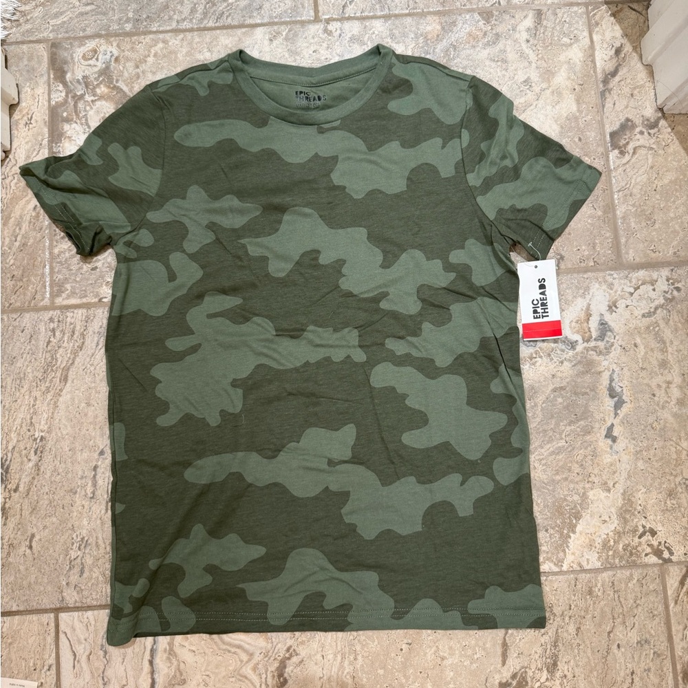 Epic Threads Green Camo T-Shirt